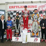ADAC Kart Masters Kerpen Siegerehrung X30 Junior Rennen 2